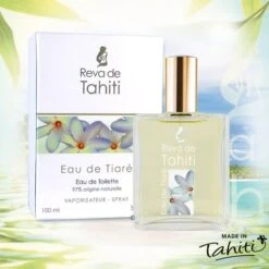 Coffret Bronze Reva De Tahiti Eau De Tiare + Huile Scintillante Pailletée -Monoï Boutique coffret bronze eau de toilette reva de tahiti 4