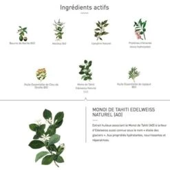 Eq Bio Baume De Siberie Au Monoi Edelweiss 15ml -Monoï Boutique eq bio baume de siberie au monoi edelweiss 15ml 2
