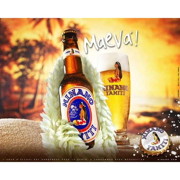 Hinano La Biere De Tahiti 6 Bouteilles X 33cl 3 Hinano La Biere De Tahiti 6 Bouteilles X 33cl – Image 3