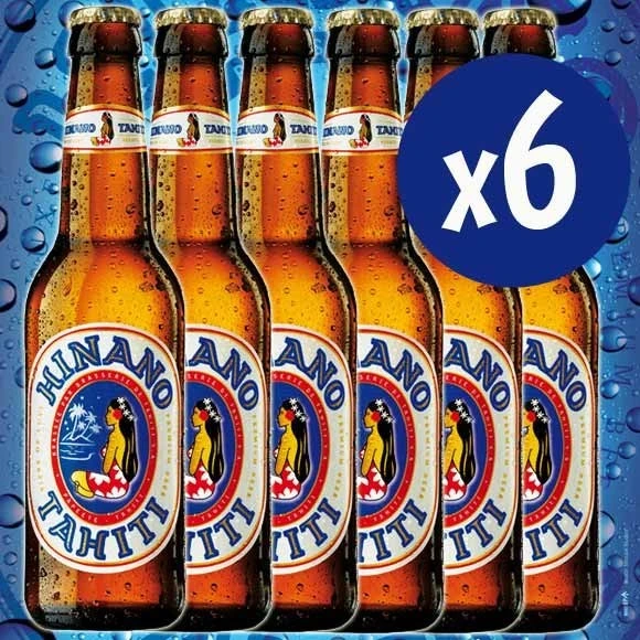 Hinano La Biere De Tahiti 6 Bouteilles X 33cl 1 Hinano La Biere De Tahiti 6 Bouteilles X 33cl