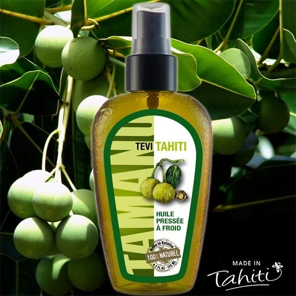 Devant -Monoï Boutique huile vierge de tamanu 125ml spray tevi raiatea 7
