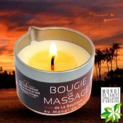 Mini Bougie De Massage Monoi Ao Tahiti Parfum Paradis 35g -Monoï Boutique mini bougie de massage monoi ao tahiti parfum paradis 35g 3