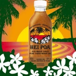 Monoi De Tahiti Hei Poa Nacres Or 100ml