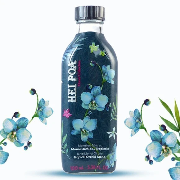 Monoi Orchidee Tropicale Collection 2018 Hei Poa 100ml 1 Monoi Orchidee Tropicale Collection 2018 Hei Poa 100ml