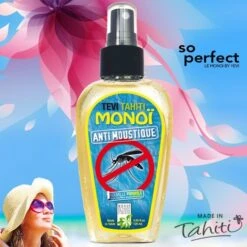 Monoi Tevi Tahiti Anti Moustique Huiles Essentielles 120ml