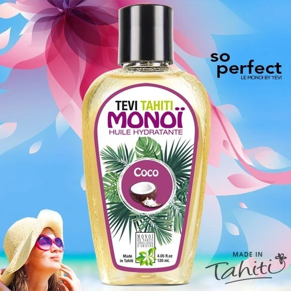 Monoi Tevi Tahiti Parfum Noix De Coco 120ml 1 Monoi Tevi Tahiti Parfum Noix De Coco 120ml