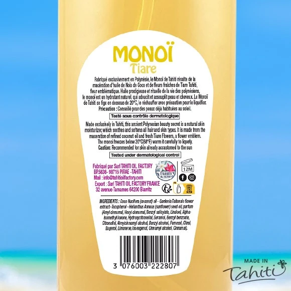 Monoi Tevi Tahiti Parfum Tiare Tahiti Flacon Pro Pompe 1l 3 Monoi Tevi Tahiti Parfum Tiare Tahiti Flacon Pro Pompe 1l – Image 3