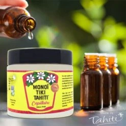 Monoi Tiki Tahiti 120ml Aux Huiles Essentielles Capillaires