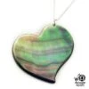 Pendentif Coeur De Nacre Prokop Tahiti Chaine Argent CR4