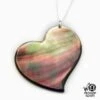 Pendentif Coeur De Nacre Prokop Tahiti Chaine Argent CR5
