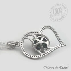 Pendentif Coeur De Perle De Tahiti Chaine Argent TT425 10 Pendentif Coeur De Perle De Tahiti Chaine Argent TT425 -Monoï Boutique pendentif coeur de perle de tahiti chaine argent tt425 2