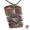 Pendentif Nacre Gravee Prokop Tahiti Tiki Xl Tk2