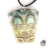 Pendentif Nacre Gravee Prokop Tahiti Tiki Xl Tk5