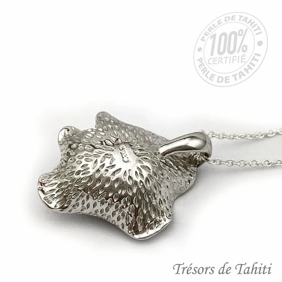 Pendentif Perle De Tahiti Coquillage Chaine Argent TT383 4 Pendentif Perle De Tahiti Coquillage Chaine Argent TT383 – Image 4