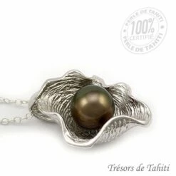 Pendentif Perle De Tahiti Coquillage Chaine Argent TT393 11 Pendentif Perle De Tahiti Coquillage Chaine Argent TT393 -Monoï Boutique pendentif perle de tahiti coquillage chaine argent tt393 2