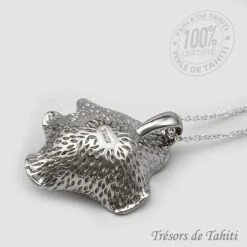Pendentif Perle De Tahiti Coquillage Chaine Argent TT413 -Monoï Boutique pendentif perle de tahiti coquillage chaine argent tt413 3