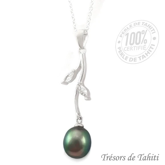 Pendentif Perle De Tahiti Ovale Chaine Argent Tt342 1 Pendentif Perle De Tahiti Ovale Chaine Argent Tt342