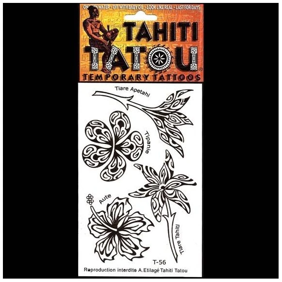 Tatoo Temporaire T56 Fleur De Monoi 1 Tatoo Temporaire T56 Fleur De Monoi
